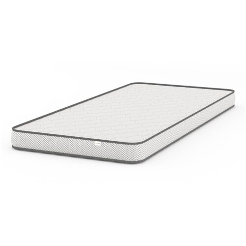 Essential Mattress Single Colour White & Grey (Mattress Thickness : 4 Inches, Mattress Dimensions : 78 x 36 in) - Urban Ladder