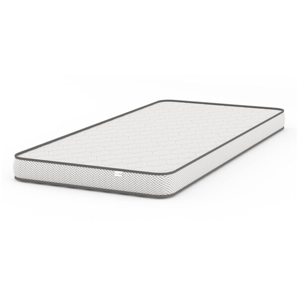 Essential Mattress Single Colour White & Grey (Mattress Thickness : 4 Inches, Mattress Dimensions : 78 x 36 in) - Urban Ladder