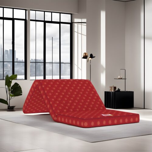 Essentio 3 Fold Reversible Travel Pu Foam Mattress - Usha Shriram